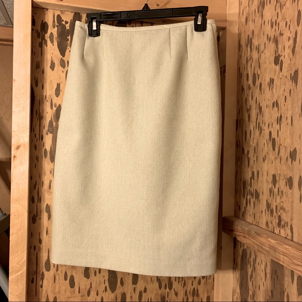 Chevron pencil skirt